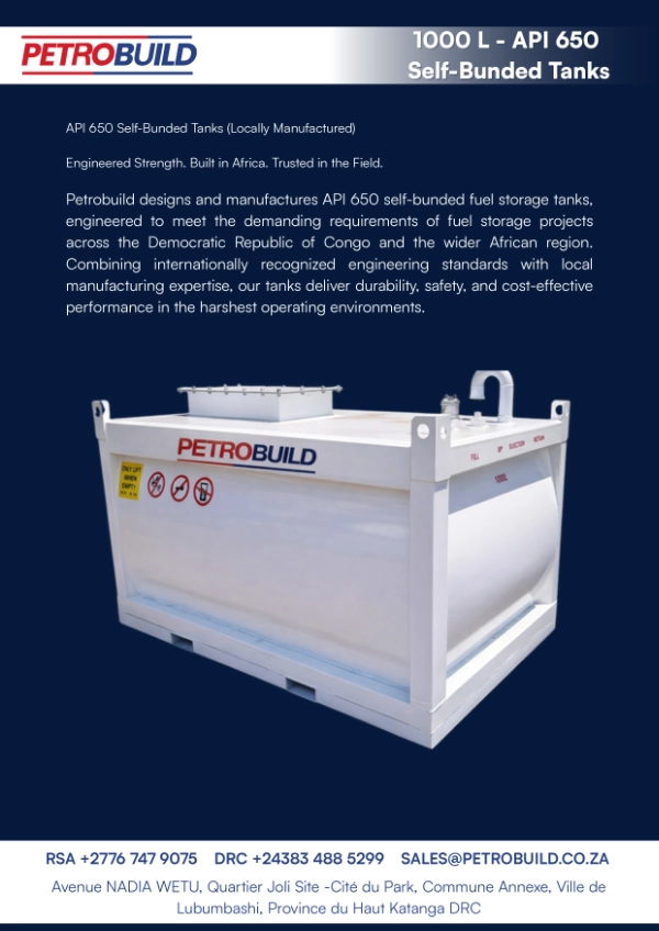 1000L Self Bunded Tank