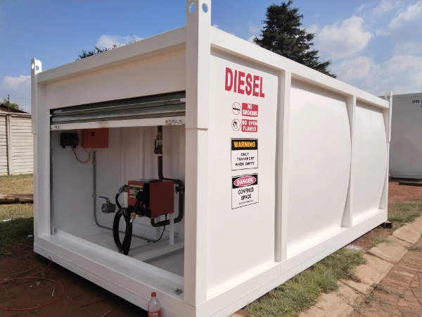 UL142 certified self bunded diesel storage tank with integrated fuel management system
