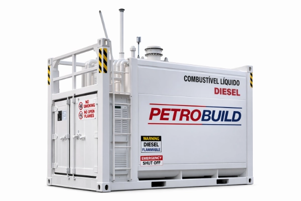 Turnkey self-bunded diesel storage tank delivered as a complete fuel infrastructure solution